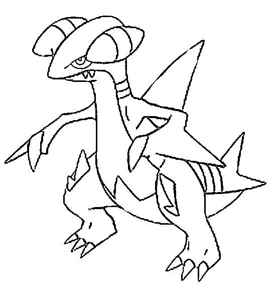 Gabite Coloring Page