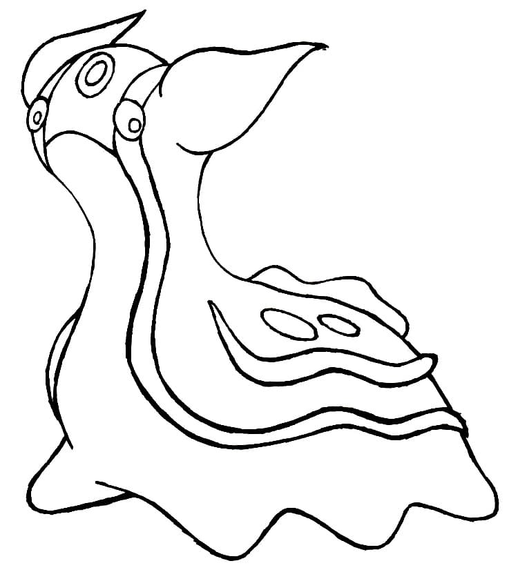 Gastrodon Coloring Page