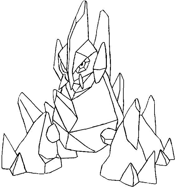 Gigalith Coloring Page