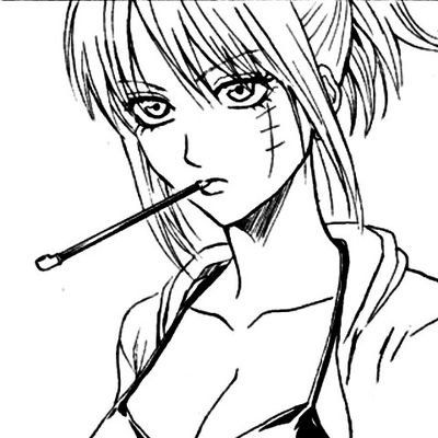 Gintama Coloring Page Free