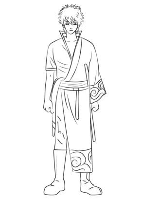 Gintama Coloring Pages | Best Gintama coloring pages