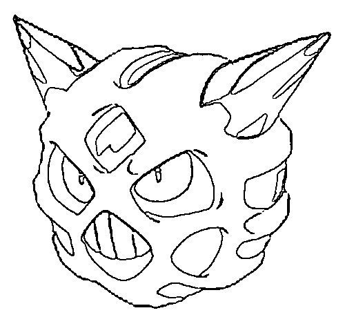 Glalie Coloring Page
