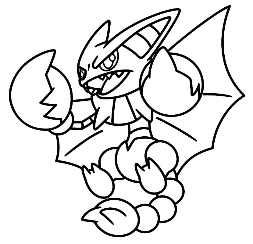 Gliscor Coloring Page