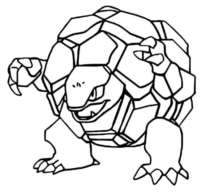 Golem Coloring Page