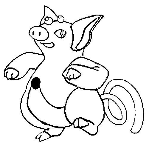 Grumpig Coloring Page