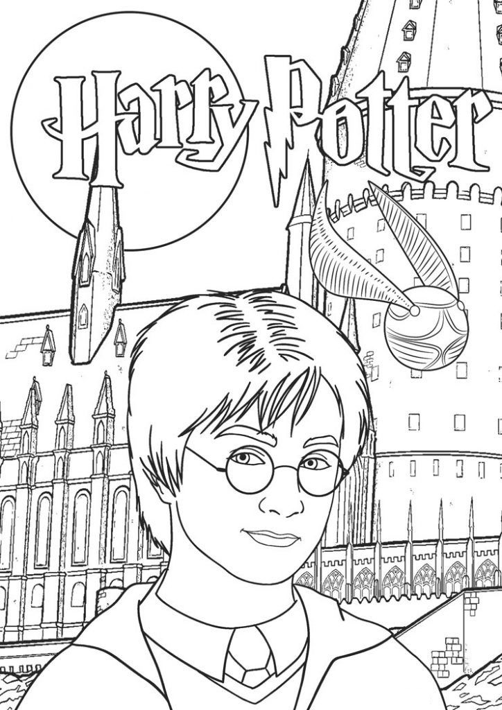 Harry Potter Coloring Pages Free
