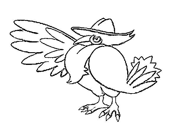 Honchkrow Coloring Page