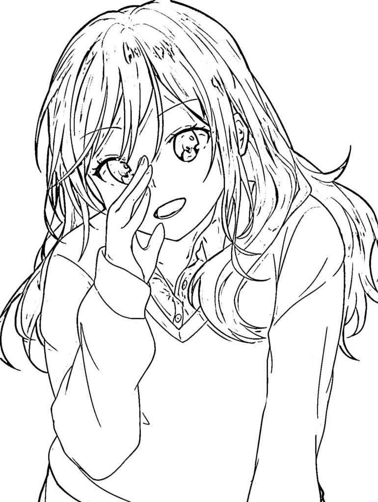 Kyouko Hori coloring page