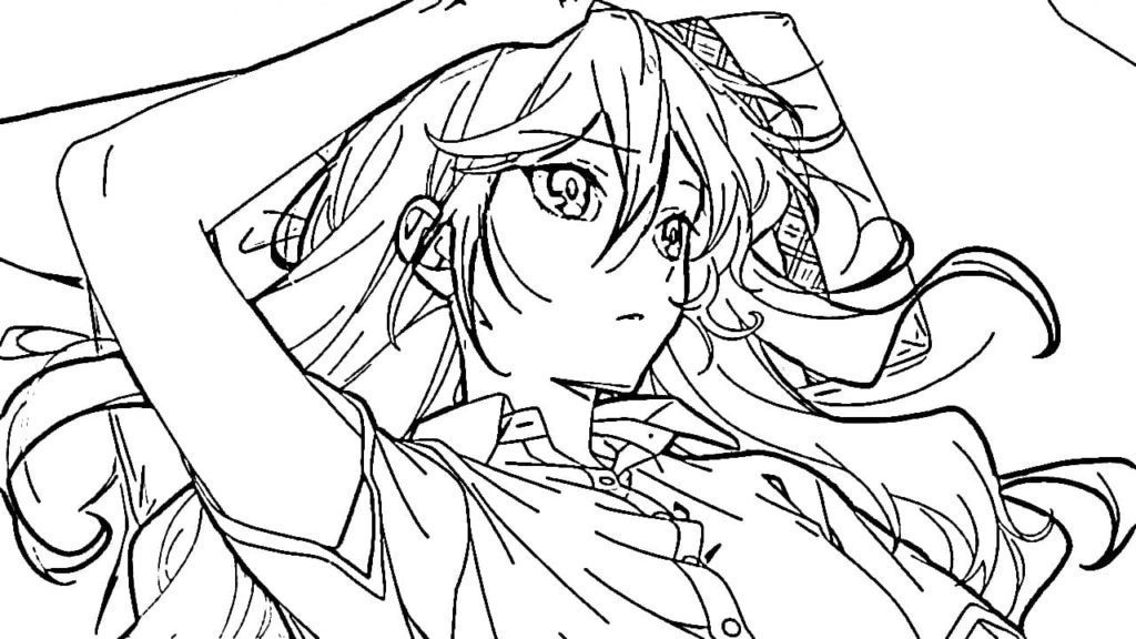 Horimiya Anime Coloring Pages