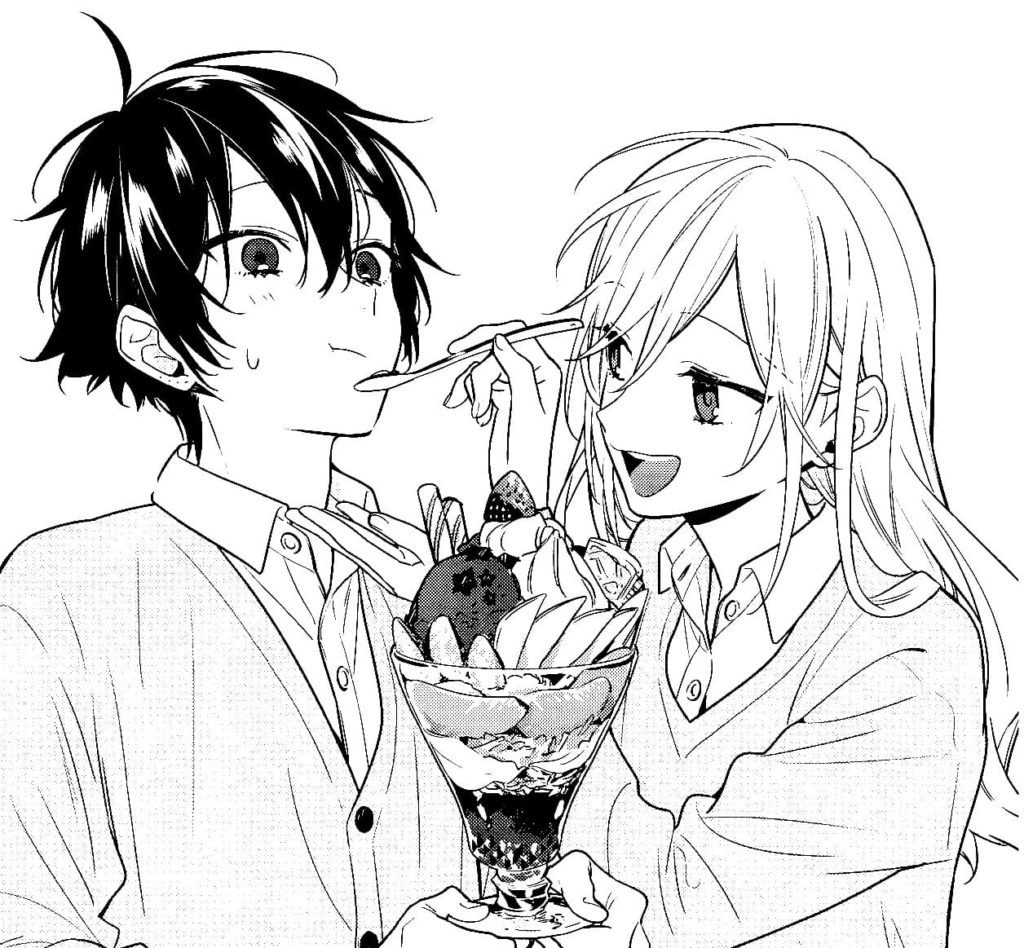 Horimiya Anime Coloring Page