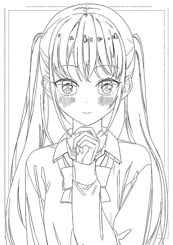 Horimiya Remi Ayasaki Coloring Pages