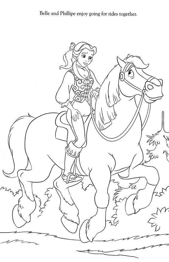 Horse Movie Coloring Pages