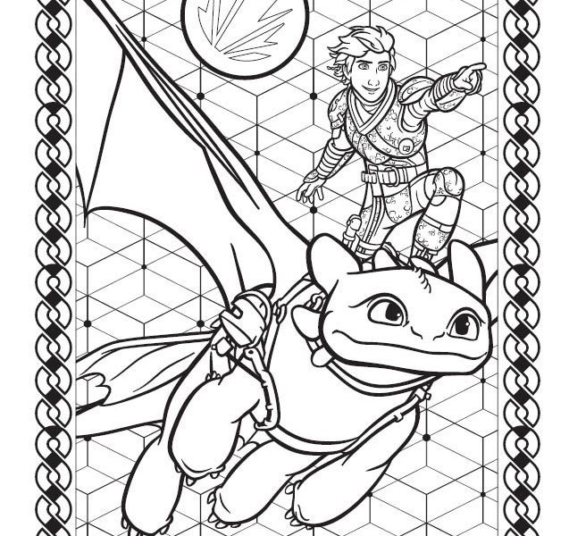 How To Train Your Dragon Free Coloring Pages