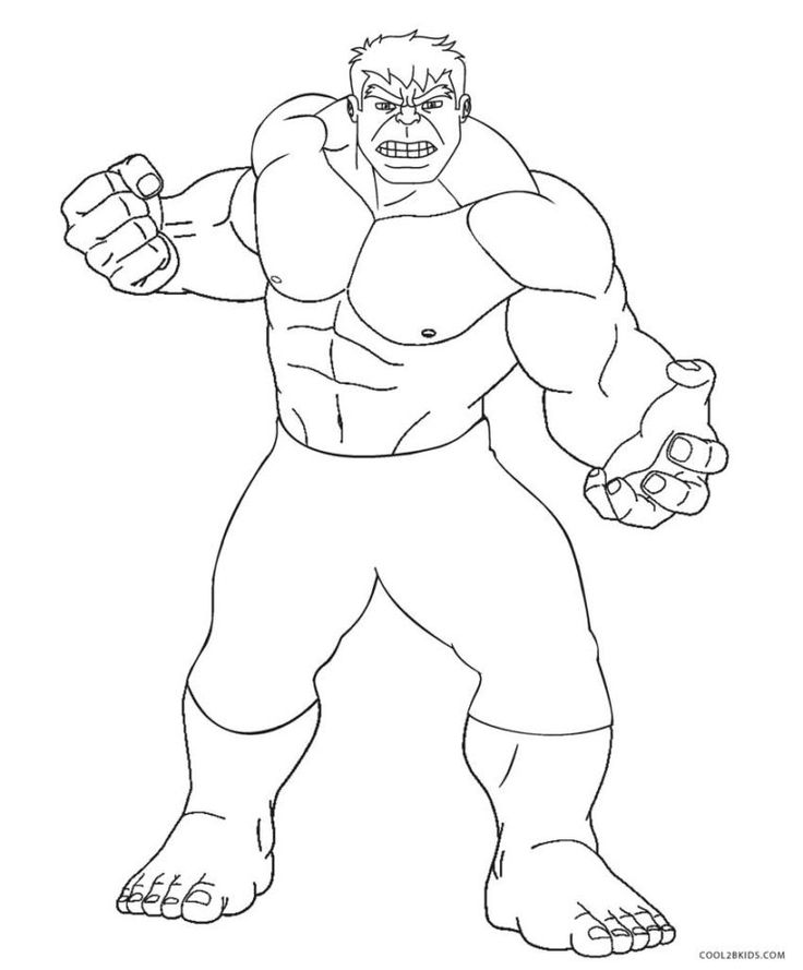 Hulk Coloring Page