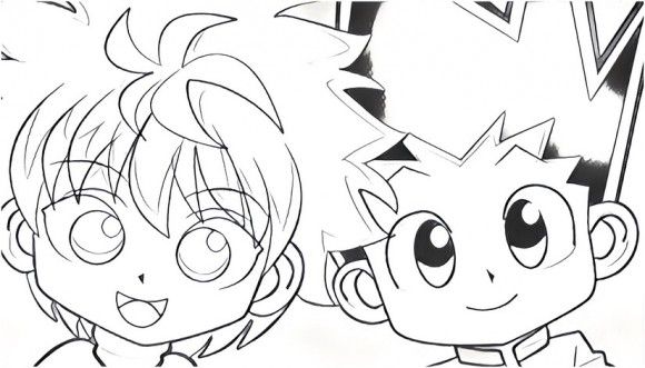 Hunter X Hunter Chibi Coloring Pages