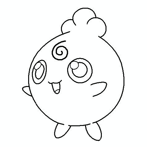 Igglybuff Coloring Page