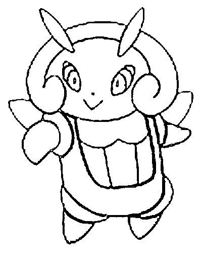 Illumise Coloring Page