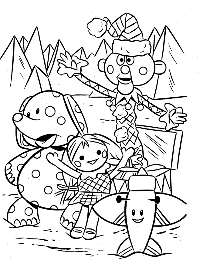 Island of Misfit Toys Characters Coloring Pages