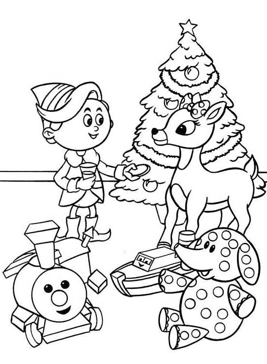 Island of Misfit Toys Coloring Pages