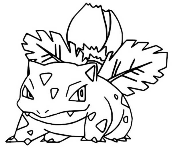 Ivysaur Coloring Page