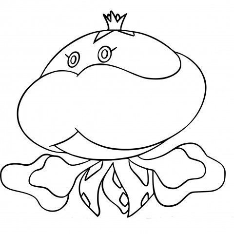 Jellicent Coloring Page
