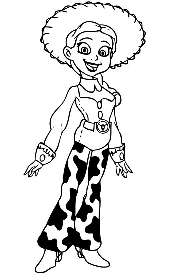 Jessie Toy Story Coloring Pages