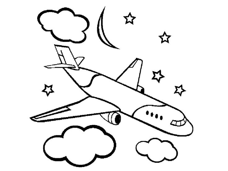Jet Coloring Pages Free