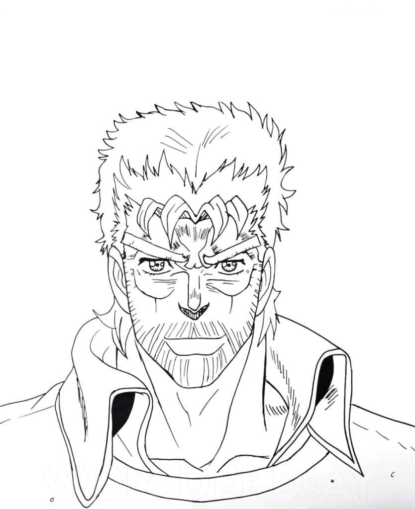 JoJo's Bizarre Adventure Male Coloring Pages