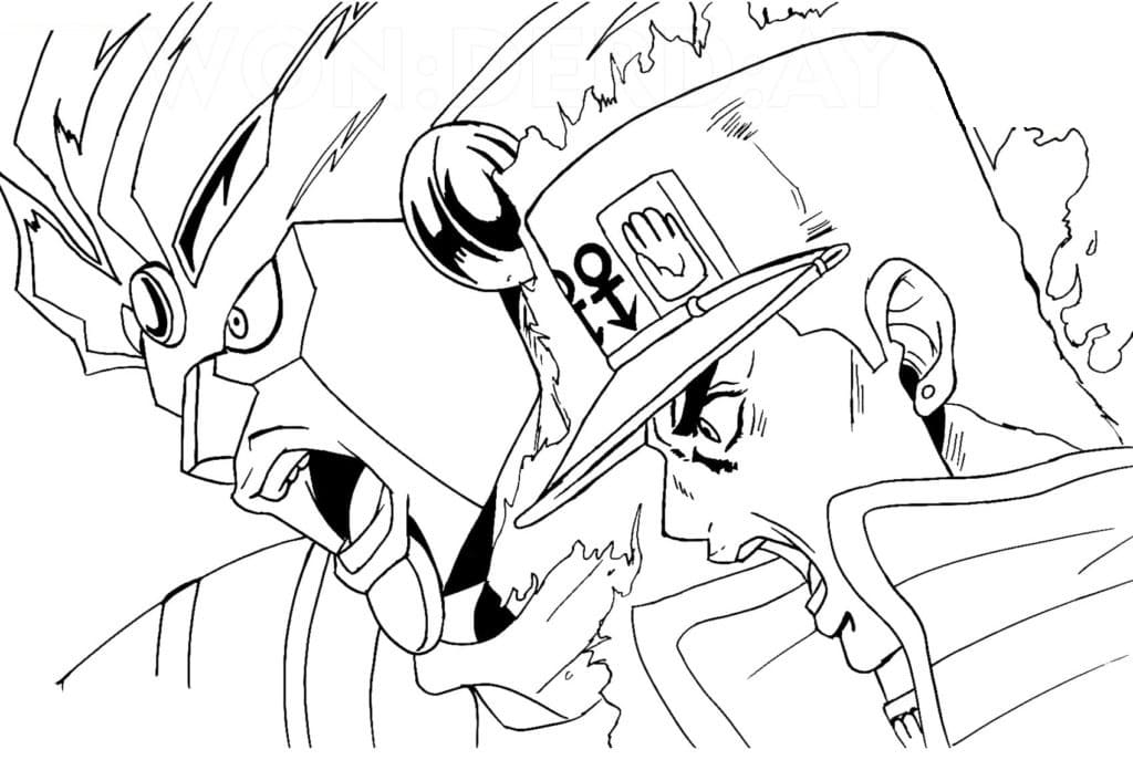 Free JoJo's Bizarre Adventure Coloring Pages