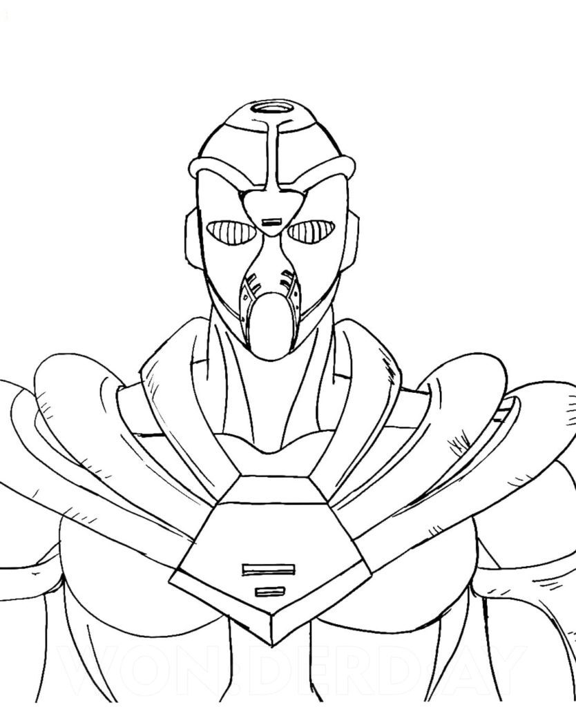 JoJo's Bizarre Adventure Atum Coloring Pages