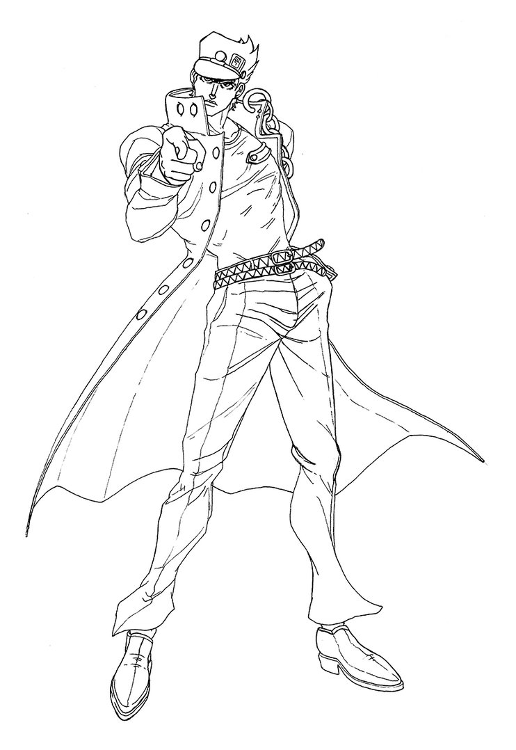 JoJo's Bizarre Adventure Wonder Day Coloring Pages