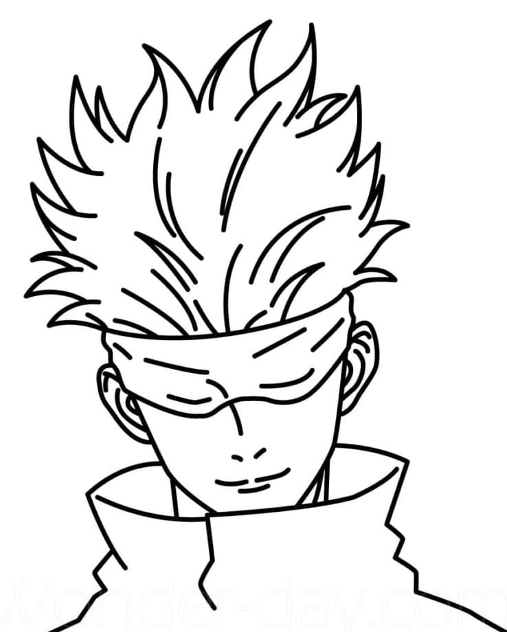 Jujutsu Kaisen Coloring Pages jojo