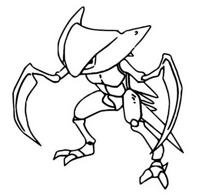 Kabutops Coloring Page