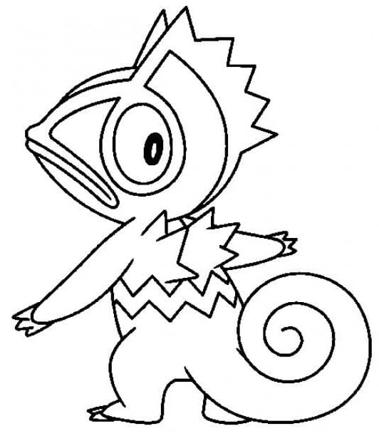 Kecleon Coloring Page