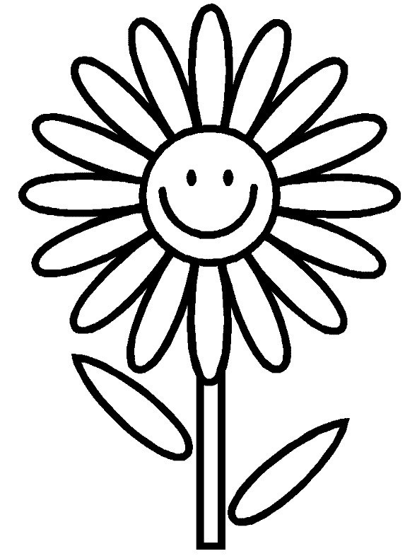 Kids Coloring Pages Flower