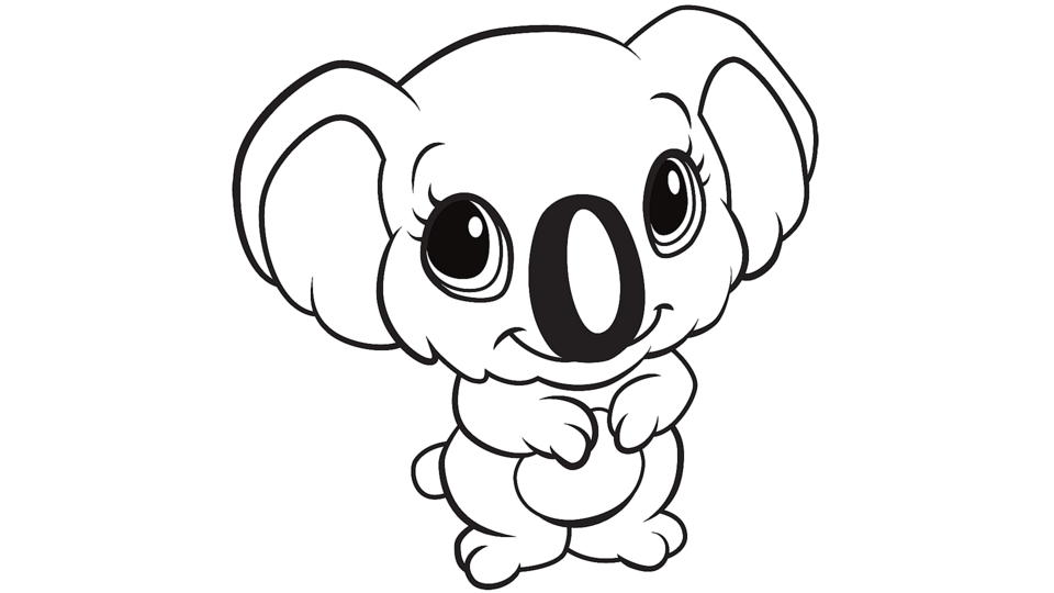 Koala Coloring Page