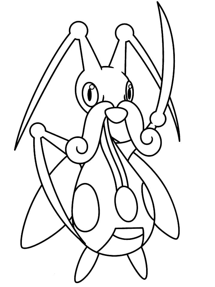 Kricketune Coloring Page