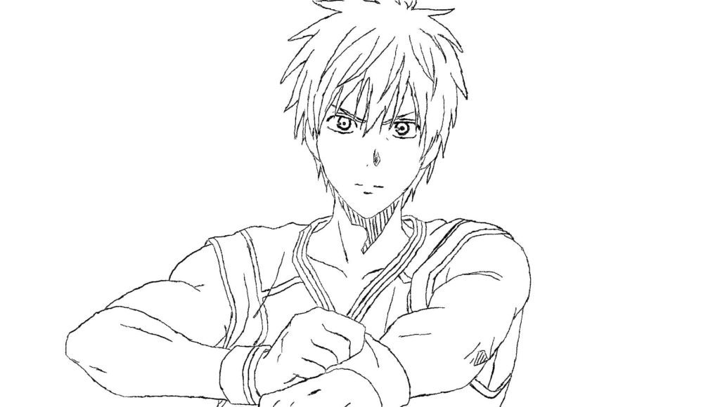 Printable Kuroko Coloring Pages