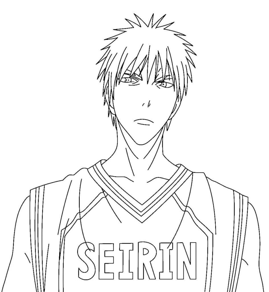 Akashi Kuroko no basket Coloring Pages