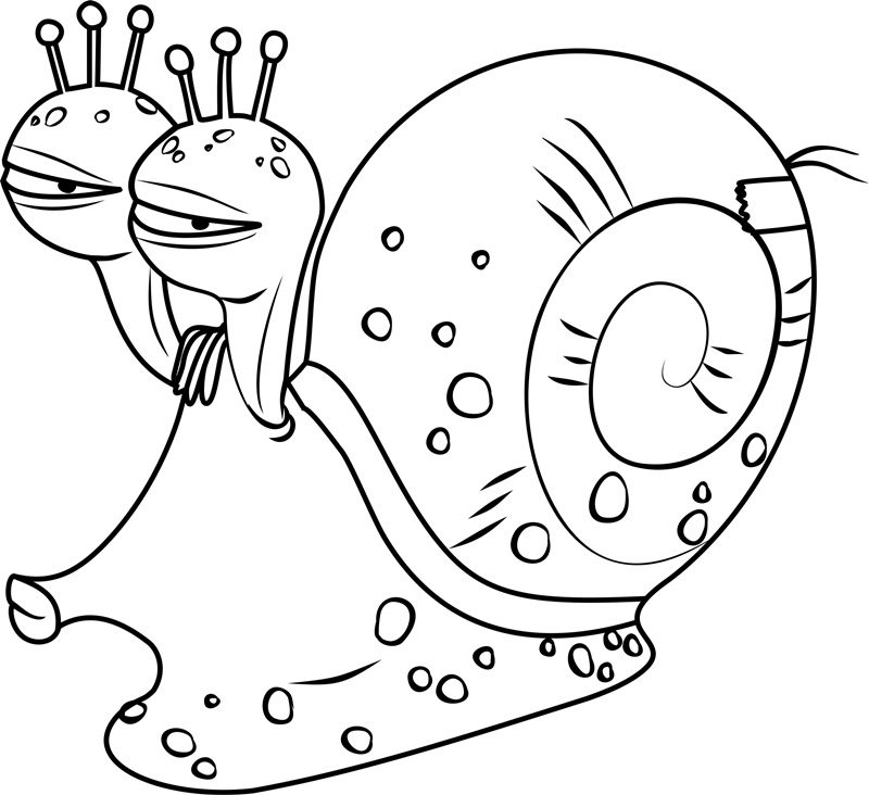 Larva Coloring Pages For Kids