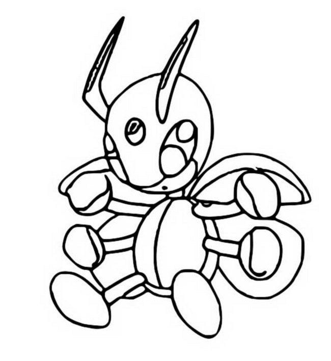 Ledian Coloring Page