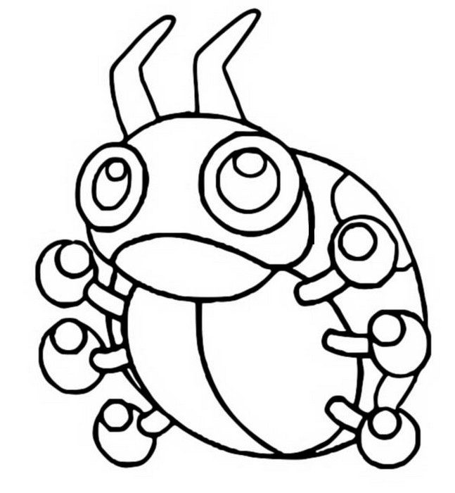 Ledyba Coloring Page