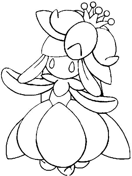 Lilligant Coloring Page