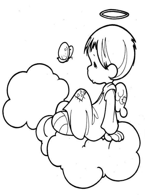 Little Angel Coloring Pages