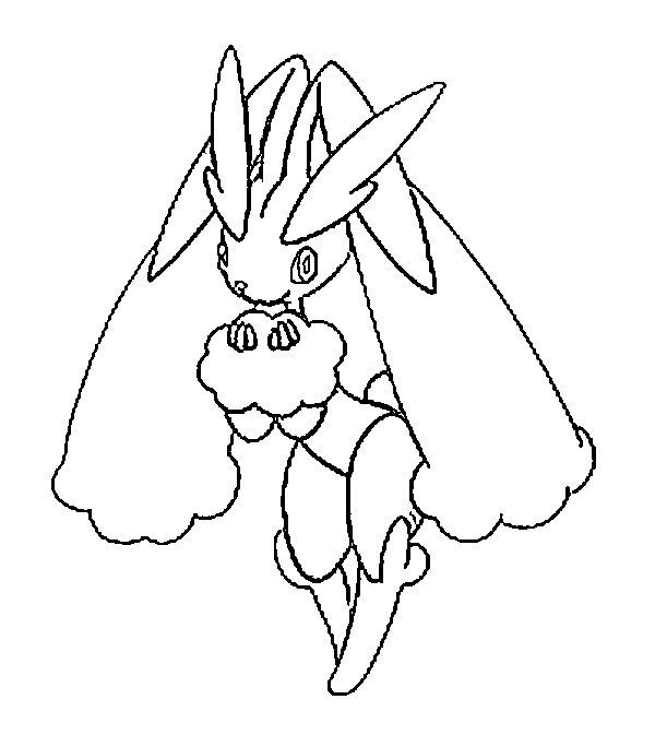Lopunny Coloring Page