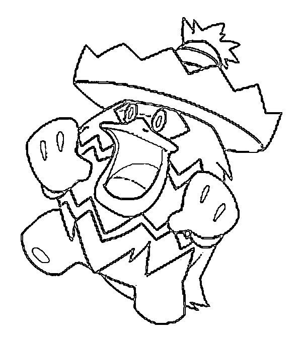 Ludicolo Coloring Page