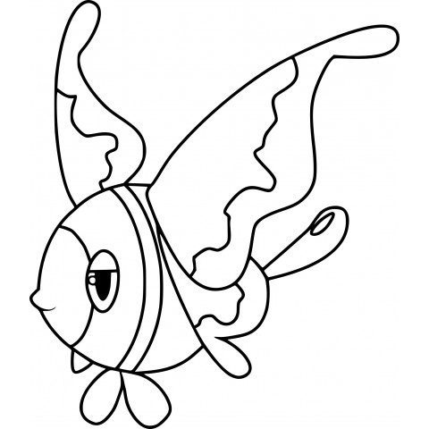 Lumineon Coloring Page