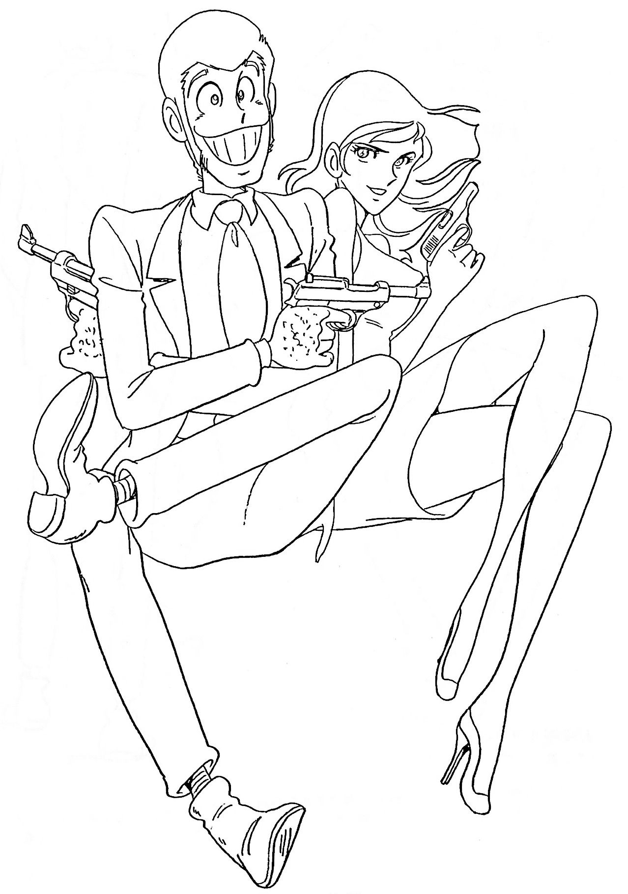 Lupin III Coloring Page