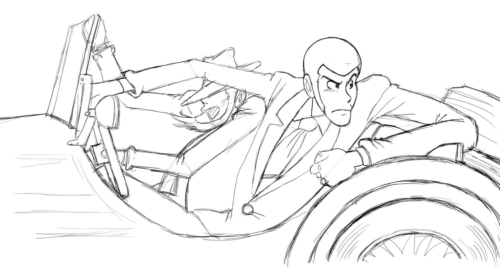 Lupin III Coloring Pages Free