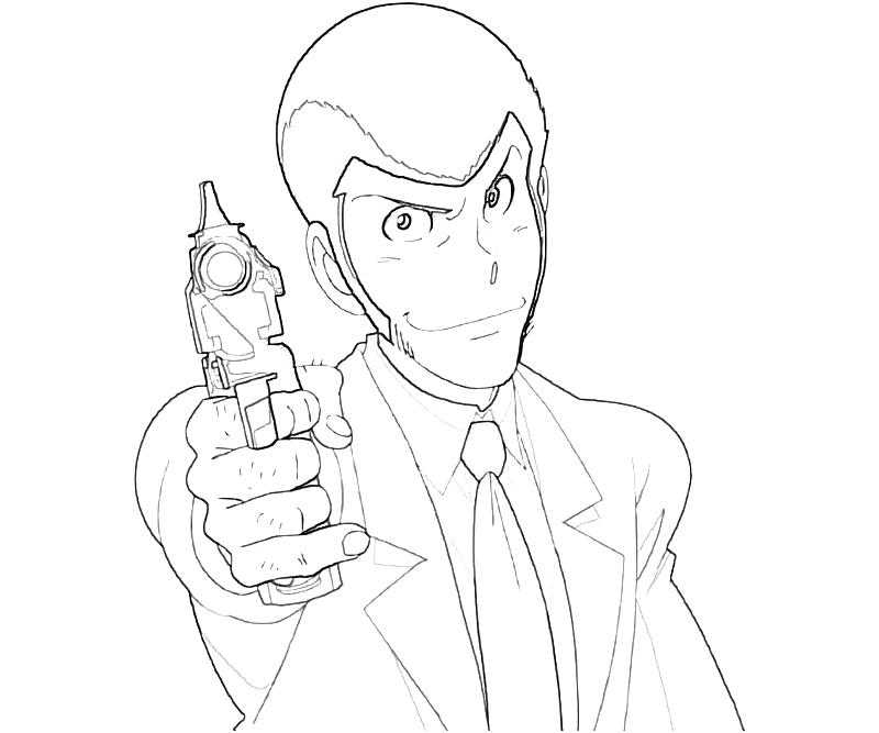 Lupin Coloring Pages